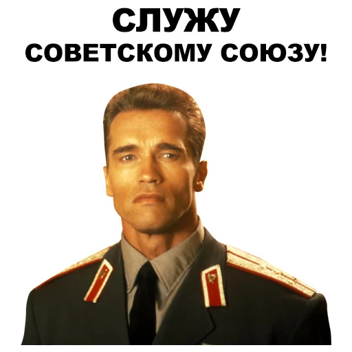 🇨🇳 Стикер «Шварценеггер» для Telegram