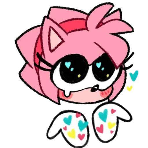 🥺 Стикер «Shy little amy» для Telegram