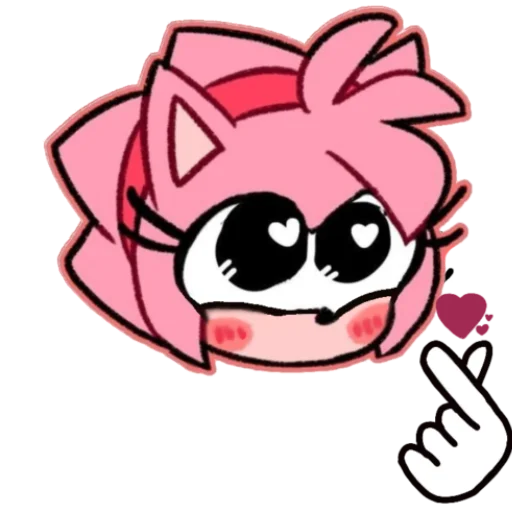 🫰 Стикер «Shy little amy» для Telegram