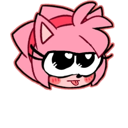 👅 Стикер «Shy little amy» для Telegram