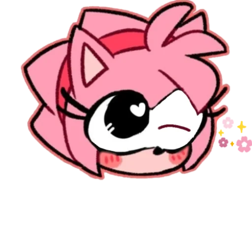 😉 Стикер «Shy little amy» для Telegram