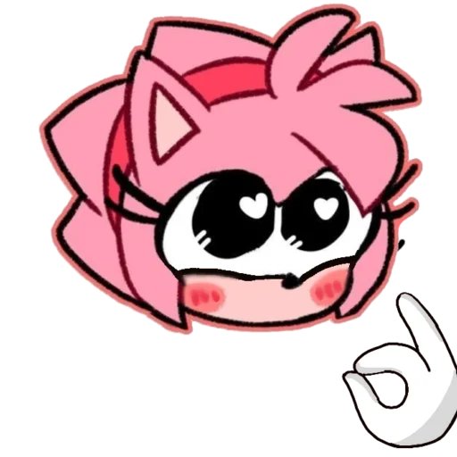 👌 Стикер «Shy little amy» для Telegram