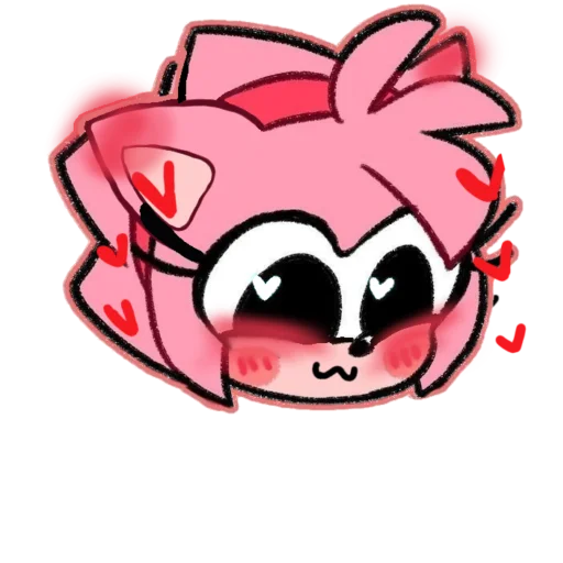 😘 Стикер «Shy little amy» для Telegram