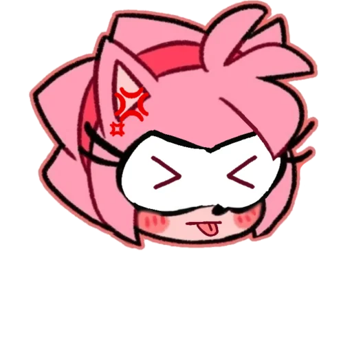 😝 Стикер «Shy little amy» для Telegram