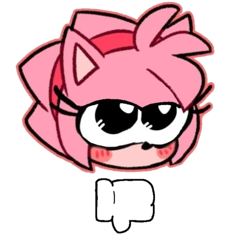 👎 Стикер «Shy little amy» для Telegram