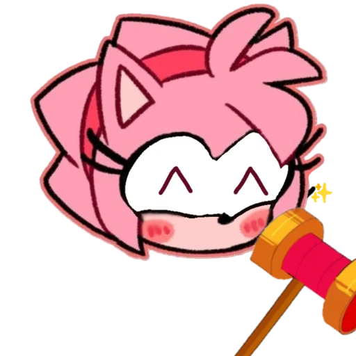 😈 Стикер «Shy little amy» для Telegram