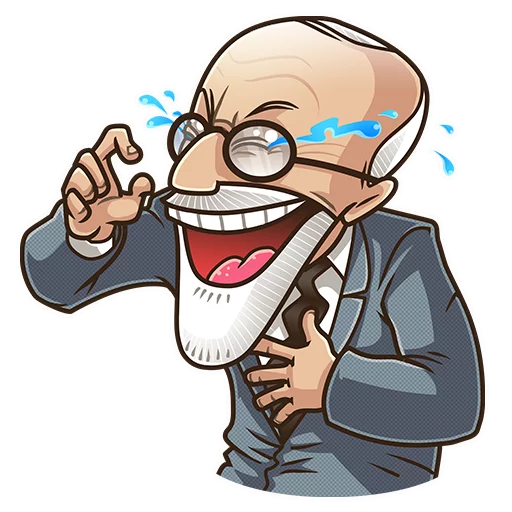 Стикерпак Sigmund Freud для Telegram — скачать