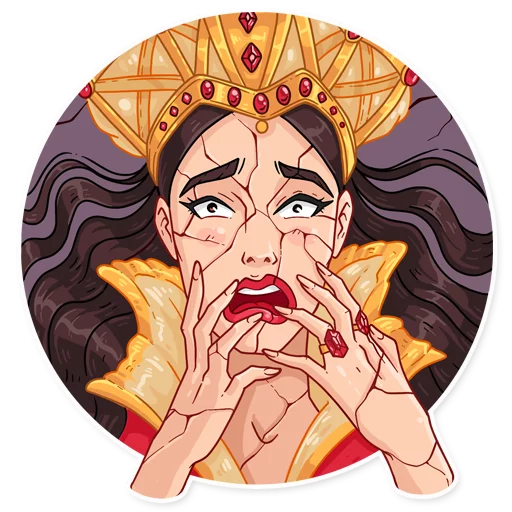 😨 Стикер «Monica» для Telegram