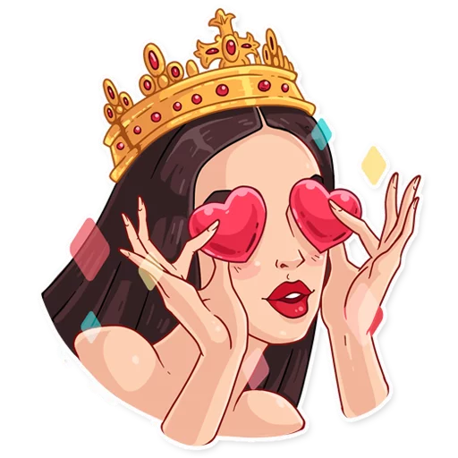 😍 Стикер «Monica» для Telegram