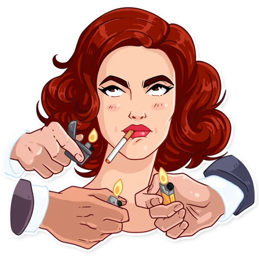 🙄 Стикер «Monica» для Telegram