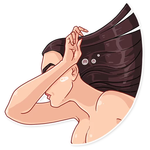 😢 Стикер «Monica» для Telegram