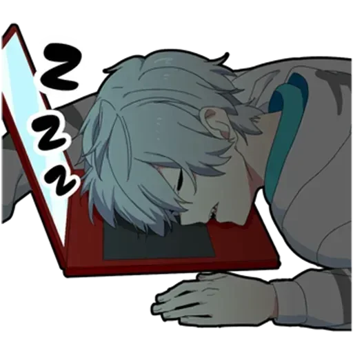 😴 Стикер «Silent Boy» для Telegram