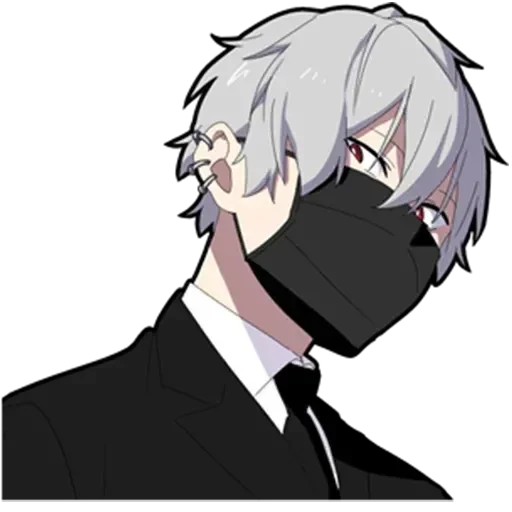 😐 Стикер «Silent Boy» для Telegram