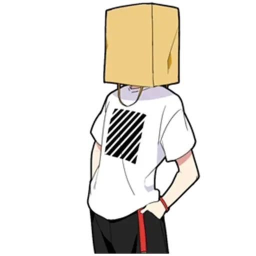 😶 Стикер «Silent Boy» для Telegram