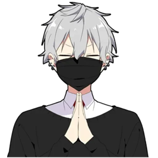 😊 Стикер «Silent Boy» для Telegram