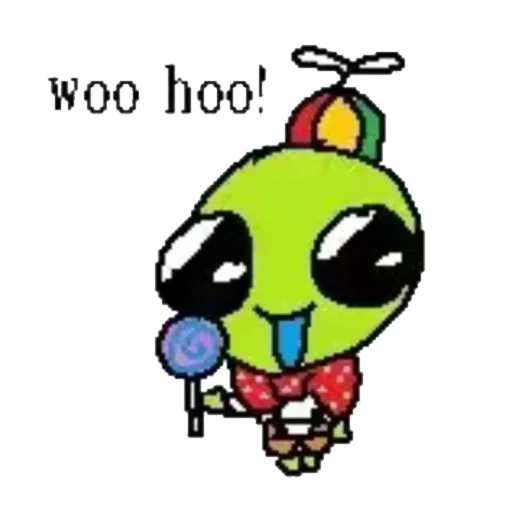 🍭 Стикер «silly aliens» для Telegram