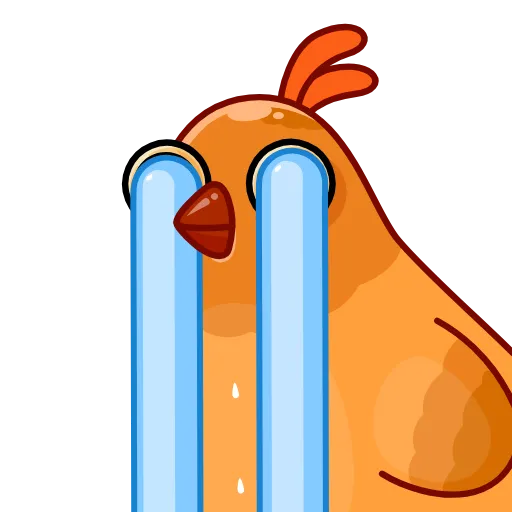 😭 Эмодзи «Клуня» для Telegram