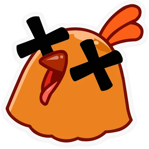 😵 Стикер «Клуня» для Telegram