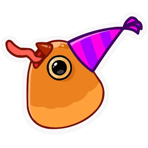 🥳 Стикер «Клуня» для Telegram