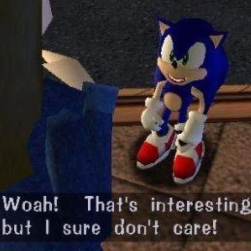 💥 Стикер «sonic the hedgehog» для Telegram