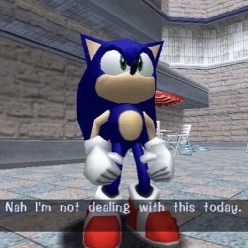 💥 Стикер «sonic the hedgehog» для Telegram