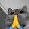 🙏 Эмодзи «Silly Cats» для Telegram