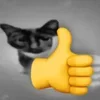 👍 Эмодзи «Silly Cats» для Telegram