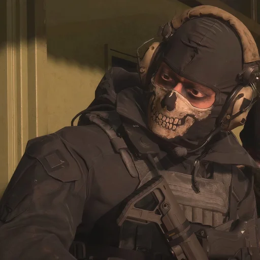 💀 Стикер «GHOST / Call Of Duty» для Telegram