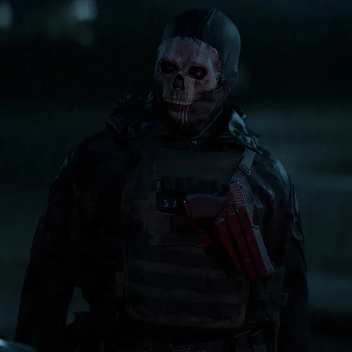 💀 Стикер «GHOST / Call Of Duty» для Telegram