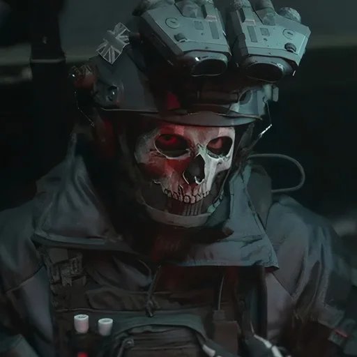 💀 Стикер «GHOST / Call Of Duty» для Telegram