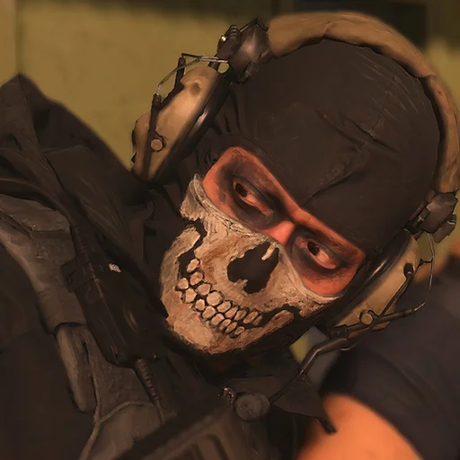 💀 Стикер «GHOST / Call Of Duty» для Telegram