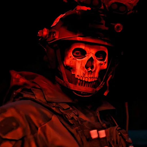 💀 Стикер «GHOST / Call Of Duty» для Telegram