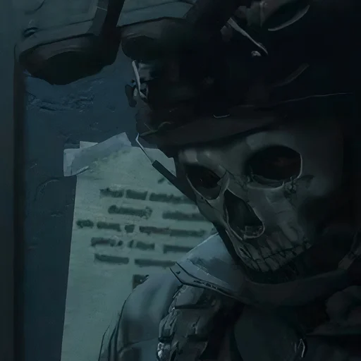 💀 Стикер «GHOST / Call Of Duty» для Telegram