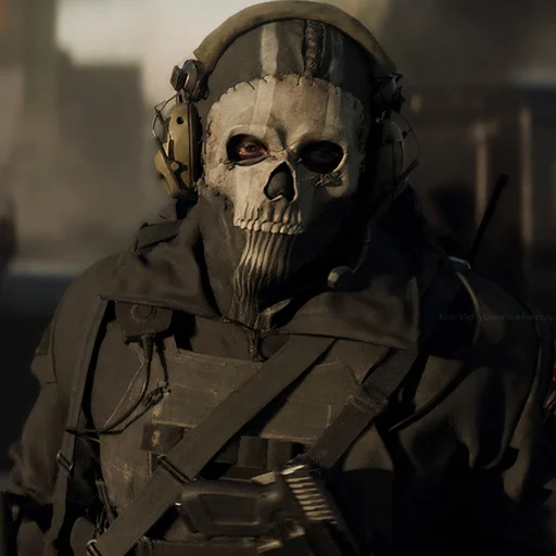 💀 Стикер «GHOST / Call Of Duty» для Telegram