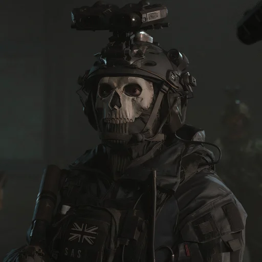💀 Стикер «GHOST / Call Of Duty» для Telegram