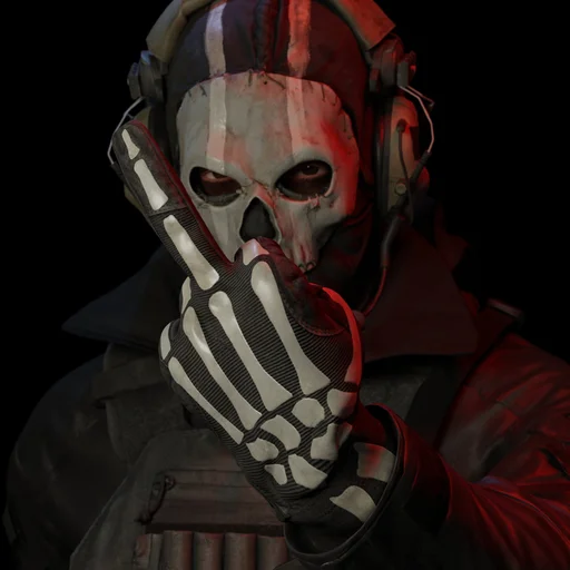 💀 Стикер «GHOST / Call Of Duty» для Telegram