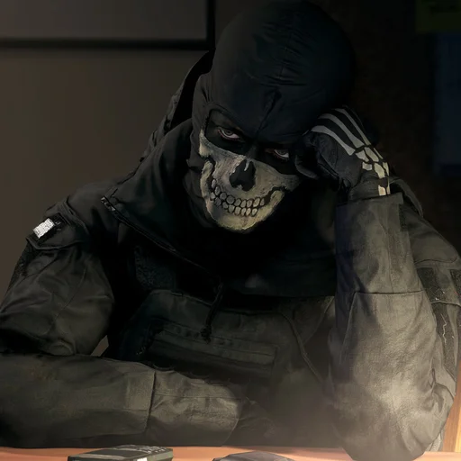 💀 Стикер «GHOST / Call Of Duty» для Telegram