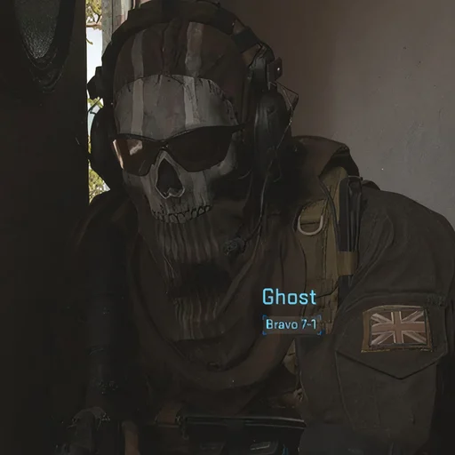 💀 Стикер «GHOST / Call Of Duty» для Telegram
