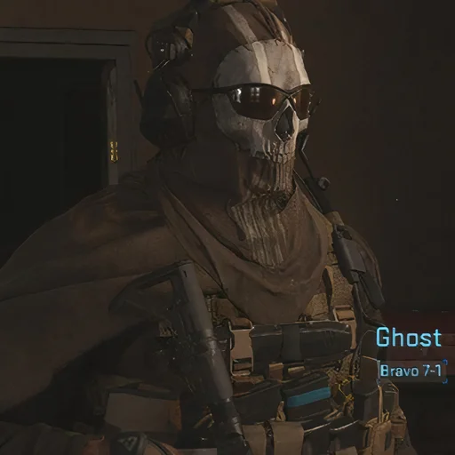 💀 Стикер «GHOST / Call Of Duty» для Telegram
