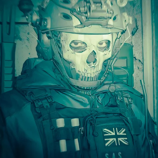 💀 Стикер «GHOST / Call Of Duty» для Telegram