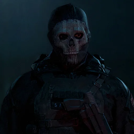 💀 Стикер «GHOST / Call Of Duty» для Telegram