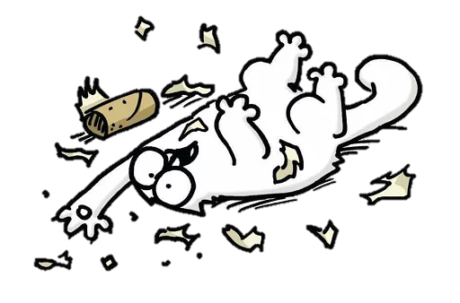 😝 Стикер «simon&;s cat» для Telegram