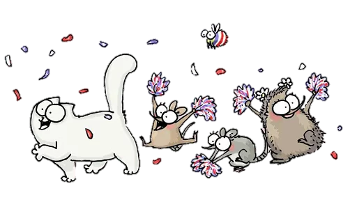 👏 Стикер «simon&;s cat» для Telegram