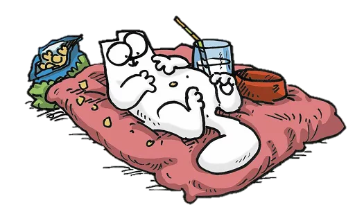 😋 Стикер «simon&;s cat» для Telegram