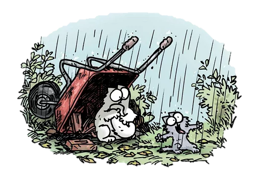 ☔ Стикер «simon&;s cat» для Telegram