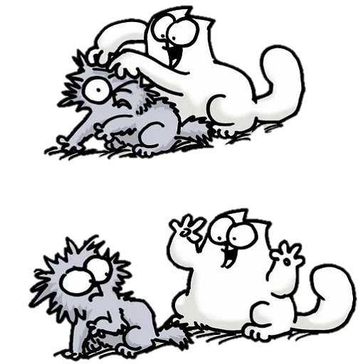 😂 Стикер «simon&;s cat» для Telegram