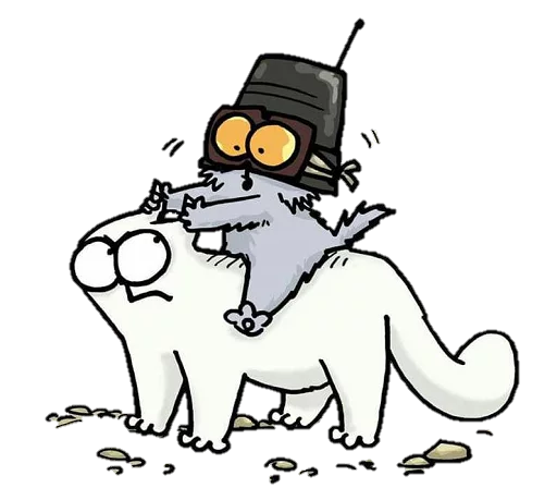 😐 Стикер «simon&;s cat» для Telegram
