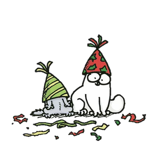 🎂 Стикер «simon&;s cat» для Telegram