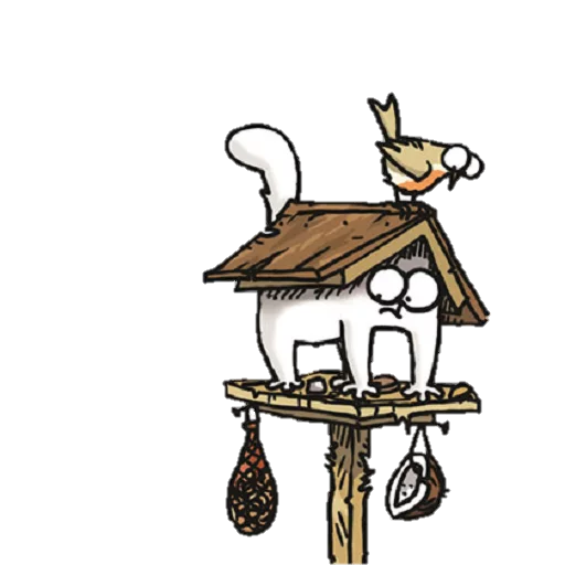 😖 Стикер «simon&;s cat» для Telegram