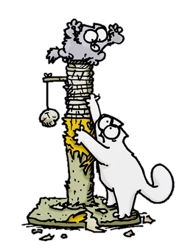 😨 Стикер «simon&;s cat» для Telegram
